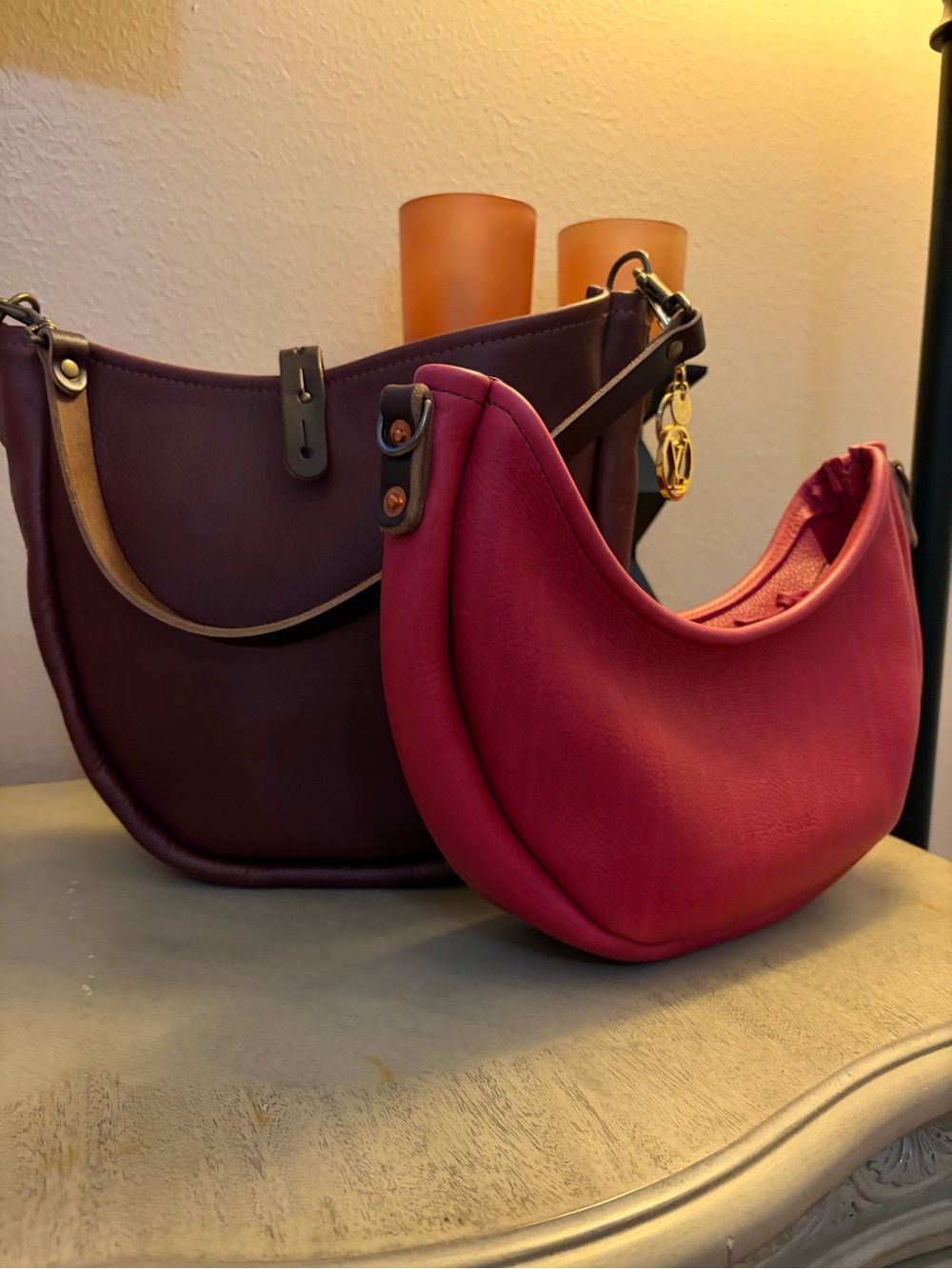 Go Forth Goods Celeste Hobo Merlot